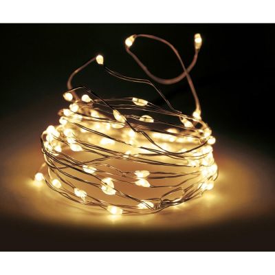 5. 320 LED Wire String Lights, Warm White