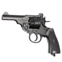 WEBLEY MKVI .455 Police revolver, cal. 4.5 mm, Diabolo, 6-shot cartridges, 4" barrel, CO2 Black Ekp do17J