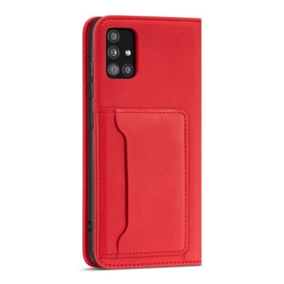 6. Magnet Card Case Case for Samsung Galaxy A13 5G Pouch Wallet Card Holder Red