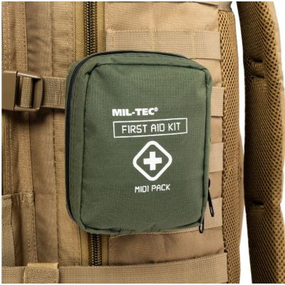4. Mil-Tec First Aid Kit Midi Pack - Olive