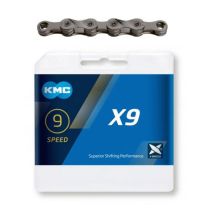 KMC Chain X9 114 links gray BOX