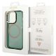 8. Guess GUHMP14LHTCMA iPhone 14 Pro 6.1" green/khaki hard case Gold Outline Translucent MagSafe