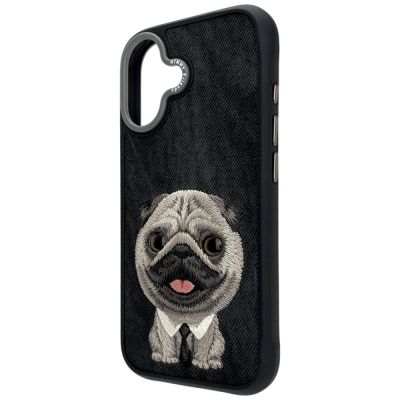 6. Nimmy Big Eyed Pet 2.0 Dog Case for iPhone 17 - Black