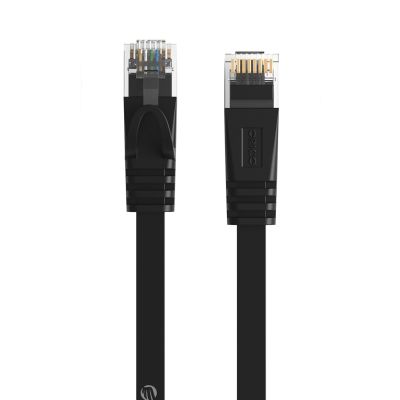 2. Orico PUG-C7B CAT7 10Gbps RJ45 Ethernet Network Cable Internet LAN Flat 15m - Black