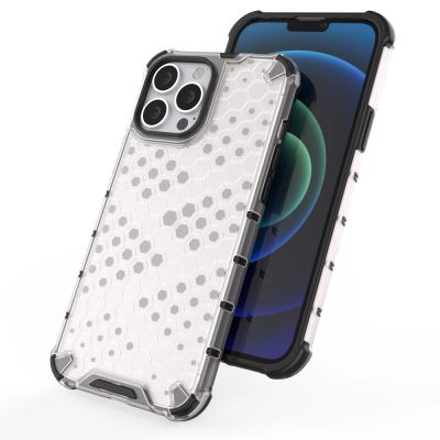 8. Honeycomb Case armor cover with TPU Bumper for iPhone 13 Pro Max black
