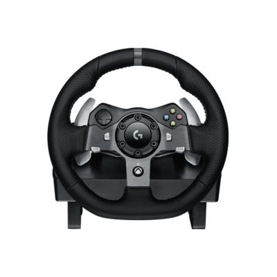 4. Logitech G G920 Black USB Steering Wheel + Pedals Analog MAC, PC, Xbox