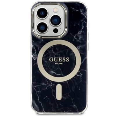 3. Guess GUHMP14XPCUMAK iPhone 14 Pro Max 6.7" black/black hardcase Marble MagSafe