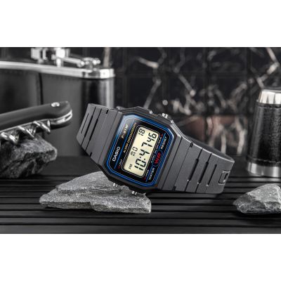 6. Men's Watch CASIO F-91W-1YEG + BOX