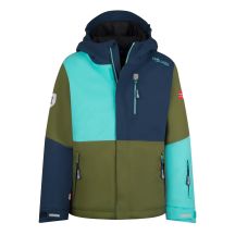 Trollkids Kids Hallingdal Jacket pine green/mystic blue/arctic blue (226-355)