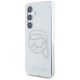 2. Case Karl Lagerfeld Rhinestones Karl Head Logo Samsung Galaxy S25 transparent