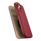 10. iCarer CE Oil Wax Premium Leather Folio Case iPhone 14 Plus Magnetic Flip Leather Folio Case MagSafe Red (AKI14220707-RD)