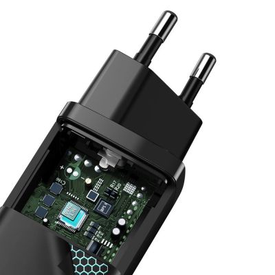 10. Baseus GaN2 Lite fast charger 65W USB / USB Type C Quick Charge 3.0 Power Delivery (gallium nitride) black (CCGAN2L-B01)
