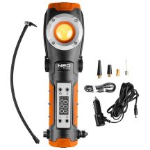 Rechargeable lamp 800 lm with compressor