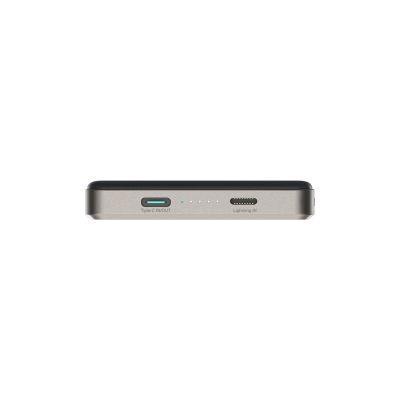 6. Joyroom JR-PBM08 Pro 10000mAh Ultra-Thin Powerbank - Titanium