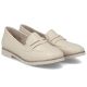 2. Women's leather loafers lords beige Rieker 75300-63