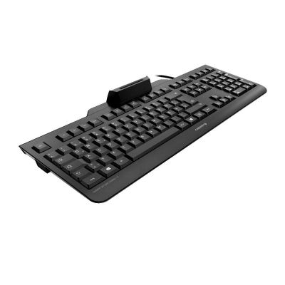 2. CHERRY SECURE BOARD 1.0 Keyboard with NFC, Smart Card Reader (CCID), USB, UK, Key Switch: CHERRY LPK
