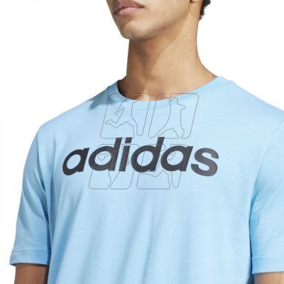 6. adidas Essentials Single Jersey Linear Embroidered Logo Tee M IS1350