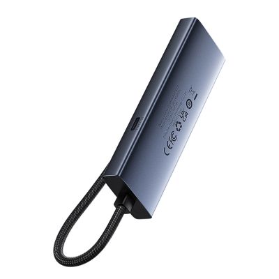 3. Baseus UltraJoy Series USB-A hub 4xUSB-A 3.0 1xUSB-C 5V - gray