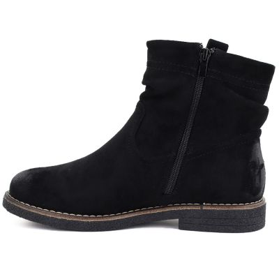 3. Women's black suede ankle boots Jezzi ASA296-4