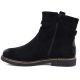3. Women's black suede ankle boots Jezzi ASA296-4