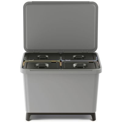 5. WASTE BIN SYSTEMA SORTIBOX 4IN1 SMOOTH GRAY