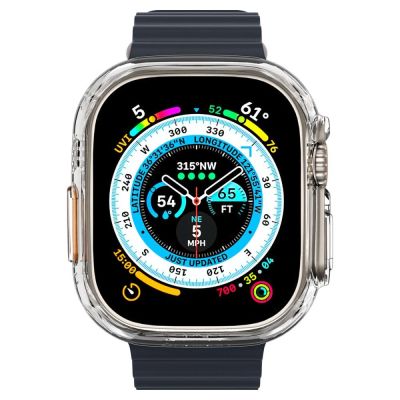 4. Spigen Thin Fit Case for Apple Watch Ultra 1 / 2 / 3 (49 mm) - Transparent