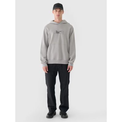 7. Men's sweatshirt with hood, open, 4F 4FRAW24TSWSM1816-25S