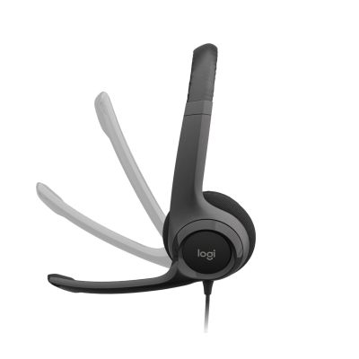 5. Logitech H390 Headphones 981-000406 (Black)