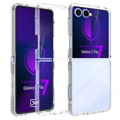 3. 3mk Armor Case for Samsung Galaxy Z Flip 7 - Transparent