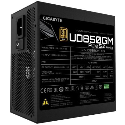 13. Gigabyte UD850GM 850W PG5 V2 Power Supply