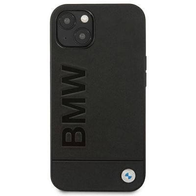 3. Case BMW BMHCP14MSLLBK iPhone 14 Plus 6.7 "black / black Leather Stamp