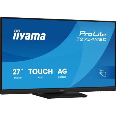 2. iiyama ProLite T2754MSC-B2AG computer monitor 68.6 cm (27") 1920 x 1080 px Full HD LED Touchscreen Multi-user Black
