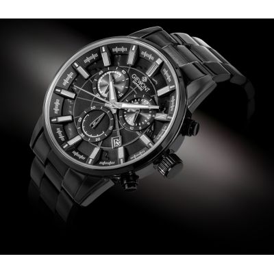 2. Men's Watch Giewont Chronograph Sapphire Black GW4580-B1