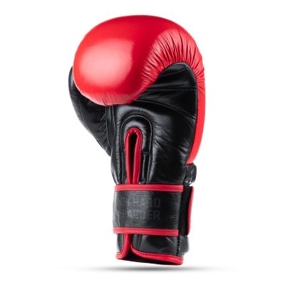 5. Warrior RED Genuine Leather Boxing Gloves