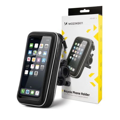 3. Wozinsky phone holder for bike, motorcycle, scooter black (WBHBK7)
