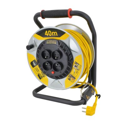 STANLEY-EXTENSION CORD REEL 40m 3x1.5mm 16A IP20