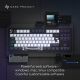 4. Dark Project DPKB_BUSHIDO_87_ISO Gaming Keyboard USB QWERTZ Danish, English, Finnish, German, Scandinavian, Norwegian, Spanish, Swedish, British English, UK International Black