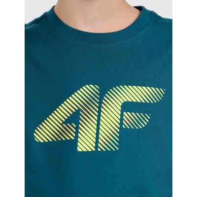 3. Boy's cotton T-shirt 4F 4FJWAW26TTSHM3508-40S