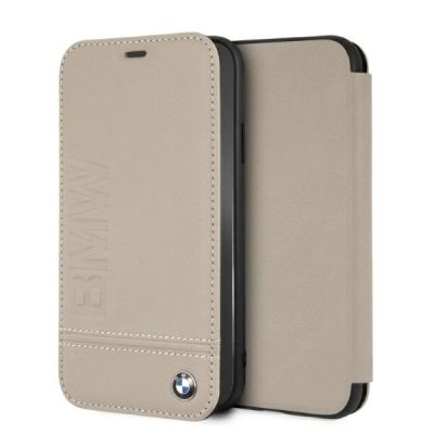BMW Logo Imprint iPhone Xr Case - Beige