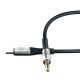5. 3mk AUX minijack 3.5 mm / USB-C cable - silver