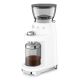 8. Smeg CGF03WHEU Coffee Grinder 150 W White