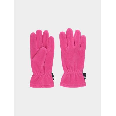 Children's fleece gloves 4F Junior 4FJWAW24AGLOU090-54S