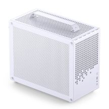 Jonsplus Z20 GEJP-023 Mesh PC Case, Mini Tower, Micro-ATX, with Carrying Handle - White