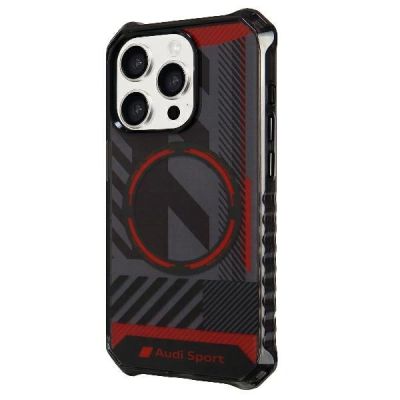 2. Audi IML Sport MagSafe Case iPhone 15 Pro 6.1" black/black hardcase AU-IMLMIP15P-RSQ/D2-BK