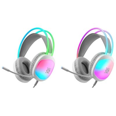 2. Defender Eclipse RGB Headphones with Microphone White 62440
