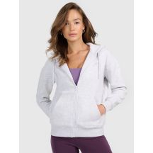 Women's zip-up hooded sweatshirt 4F 4FRMM00TSWSF2772-27M