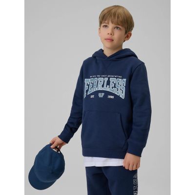 Boy's regular hooded sweatshirt 4F 4FJRSS26TSWSM2637-31S