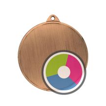 Medal with luxor jet print