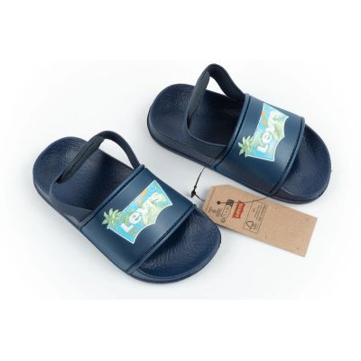3. Levi's Pool S Mini Boys Navy Blue Sandals