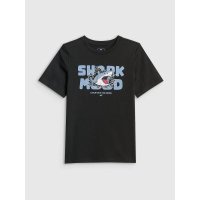 5. Boy's cotton T-shirt 4F 4FJRSS26TTSHM3902-20S